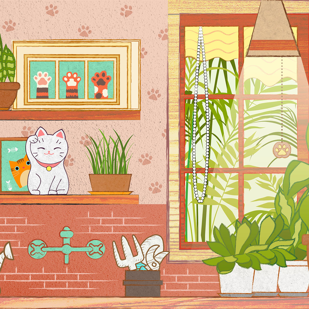Illustrator - Graphic Exercise - Cat House