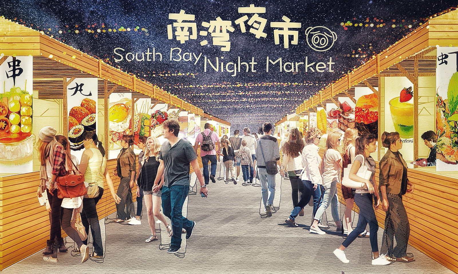 Volunteer Work - South Bay Night Market Food Street